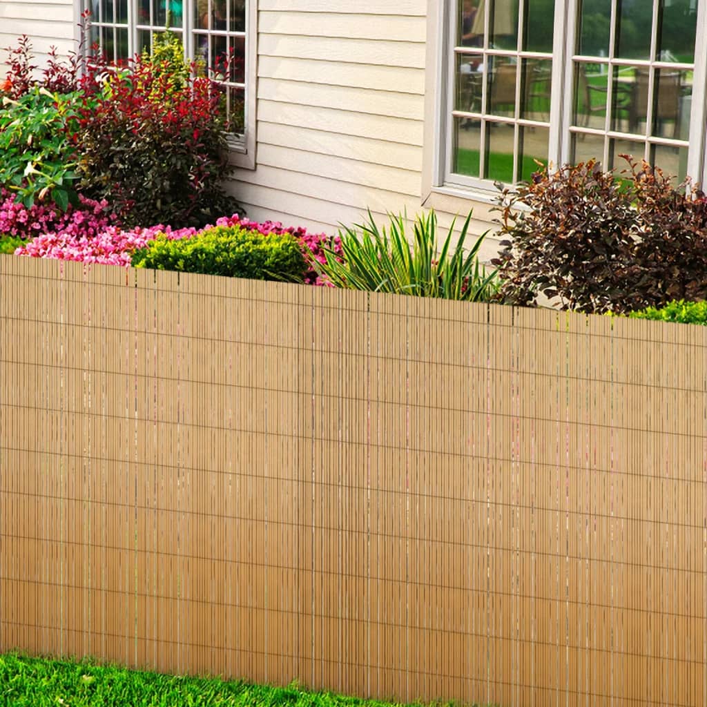 vidaXL Vrtna ograda od trske 500 x 125 cm