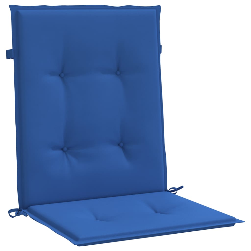 vidaXL Jastuci za vrtne stolice 6 kom plavi 100 x 50 x 3 cm od tkanine