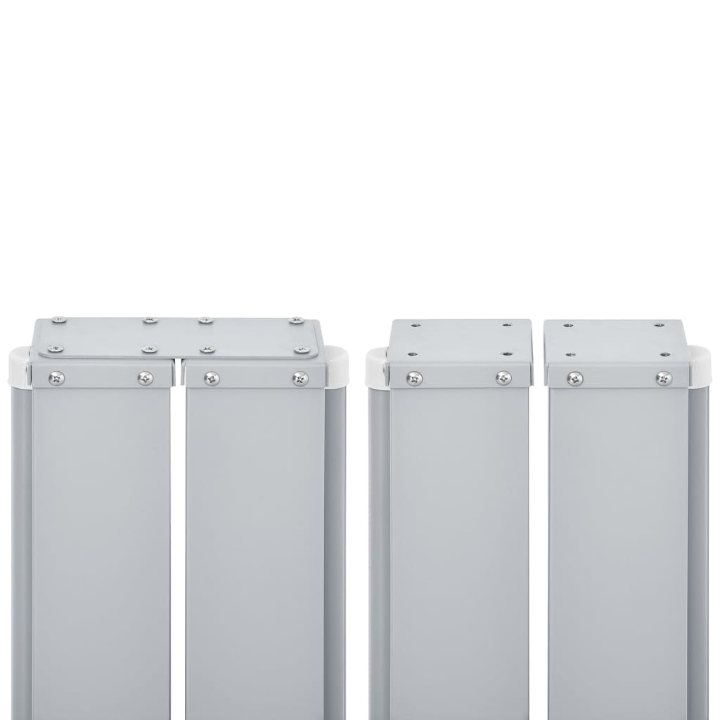 vidaXL Uvlačiva bočna tenda 100 x 600 cm smeđa