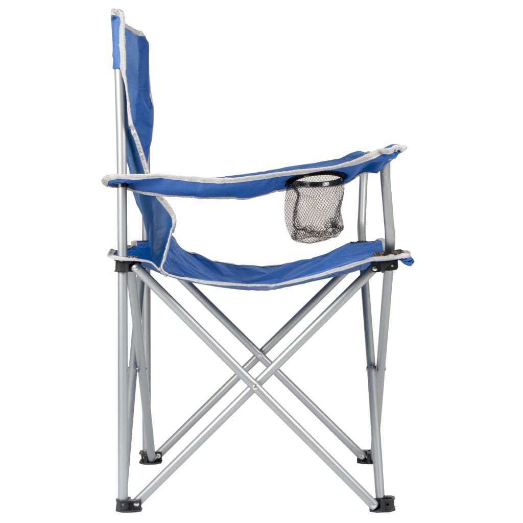 Bo-Camp sklopiva stolica za kampiranje čelična plava 1267188
