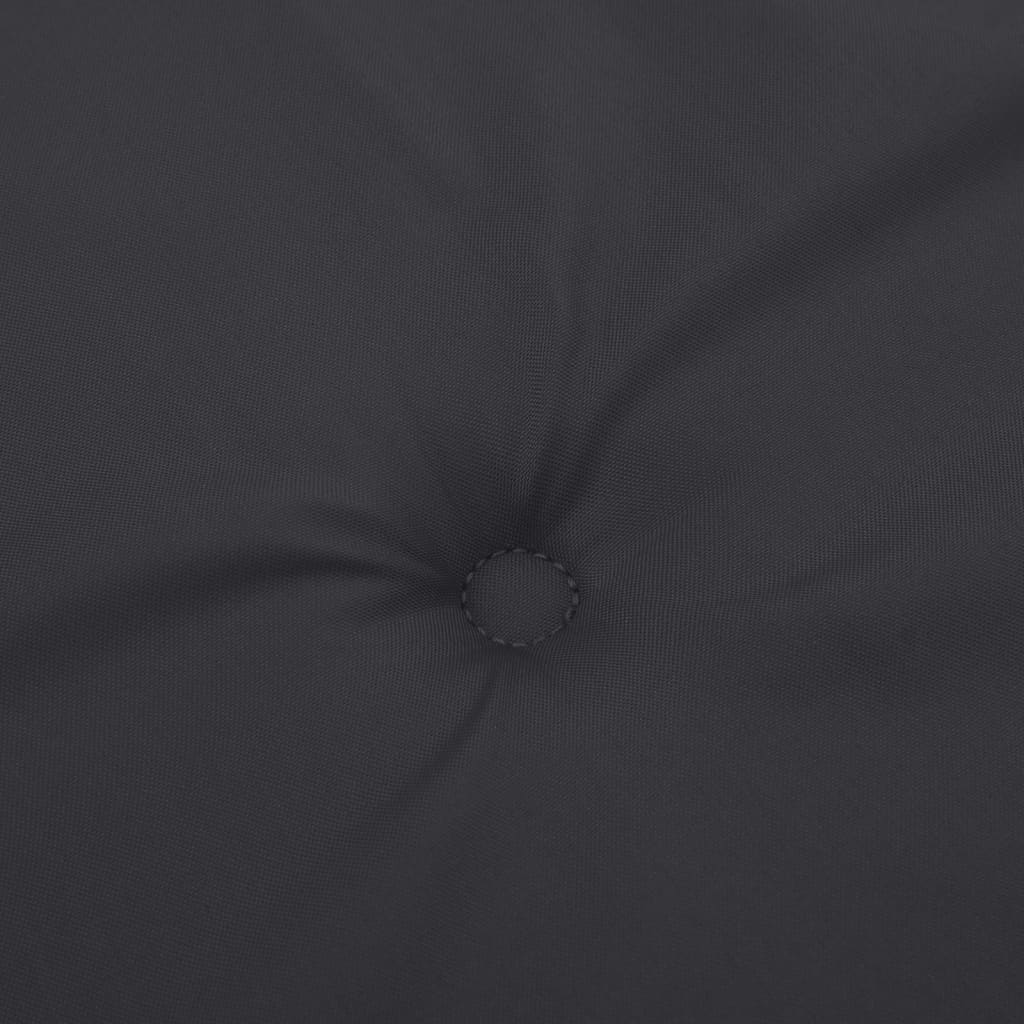 vidaXL Jastuk za vrtnu klupu crni 200 x 50 x 3 cm od tkanine Oxford