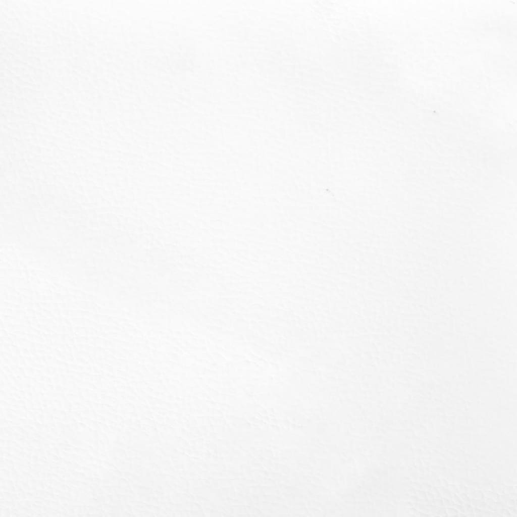 vidaXL Uzglavlje s ušima bijelo 163x16x78/88 cm od umjetne kože