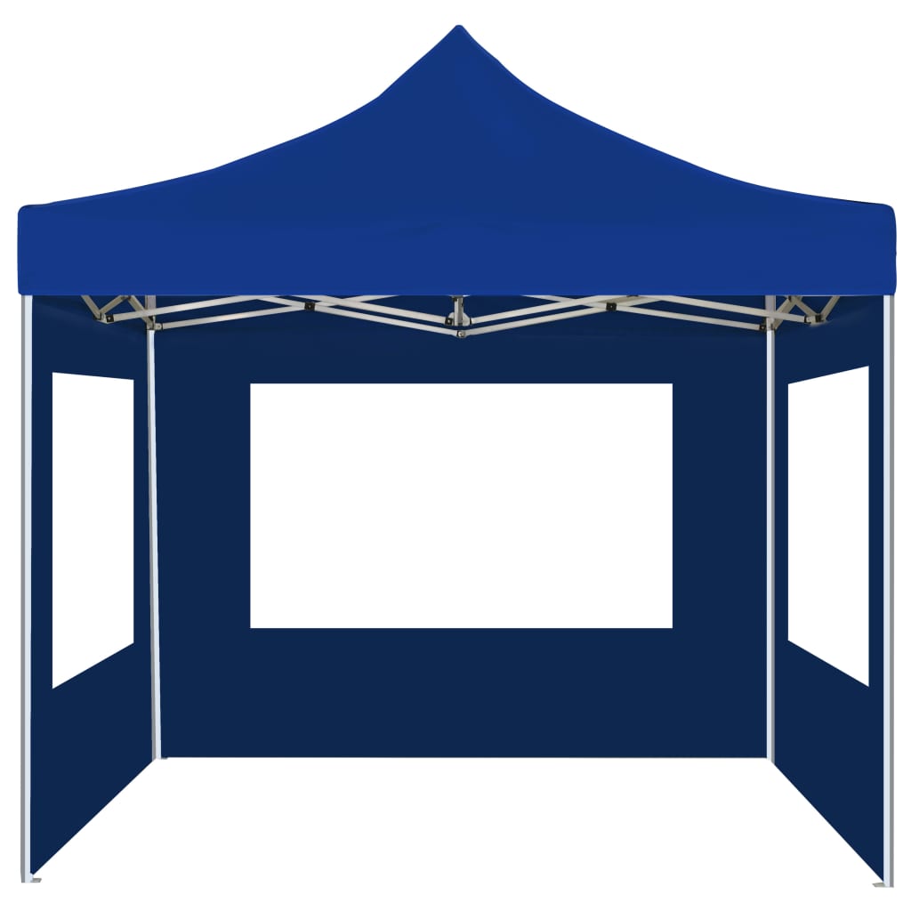 vidaXL Sklopivi šator za zabave sa zidovima aluminijski 2 x 2 m plavi
