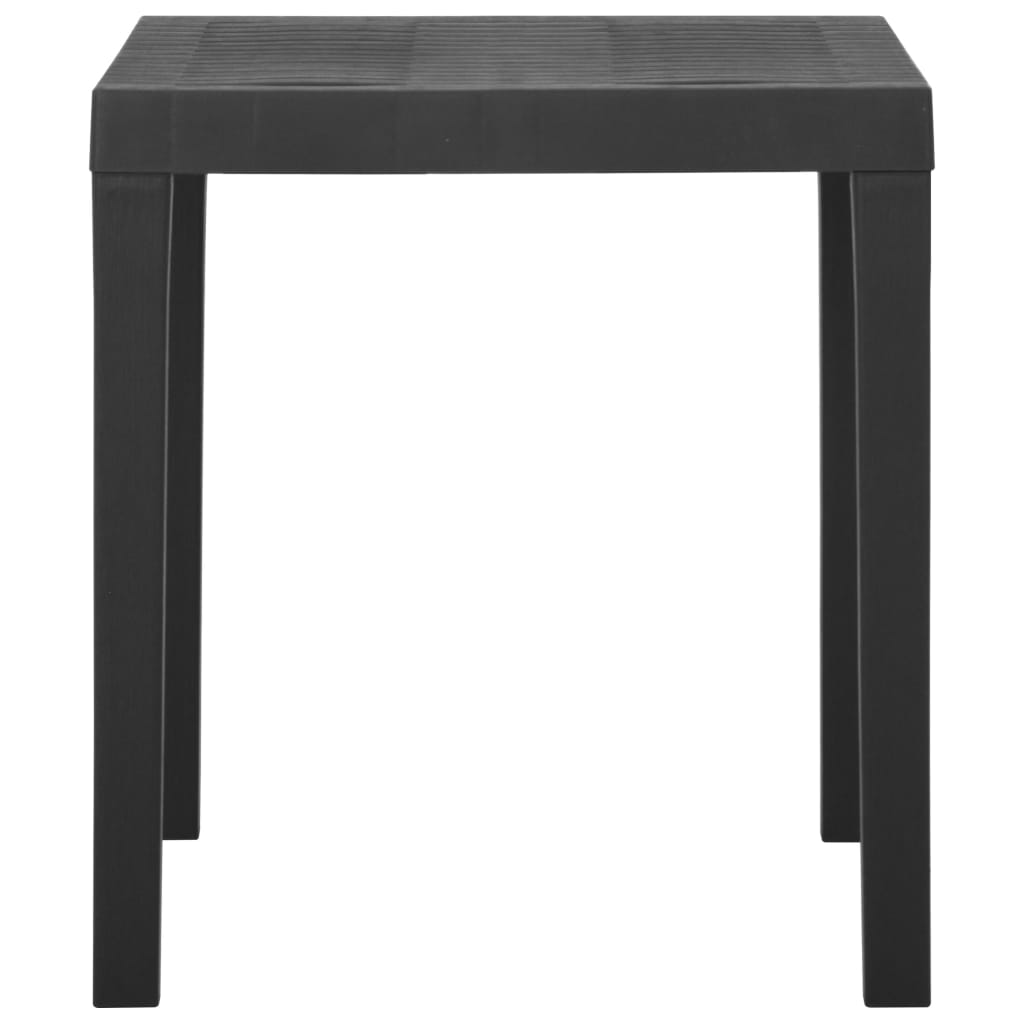 vidaXL Vrtni stol sivi 79 x 65 x 72 cm plastični