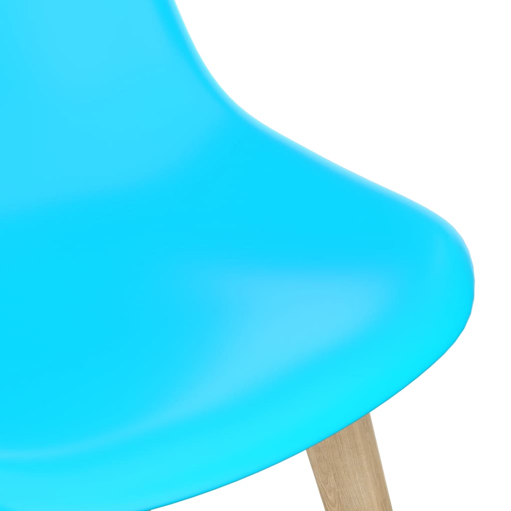 vidaXL Blagovaonske stolice od plastike 2 kom plave