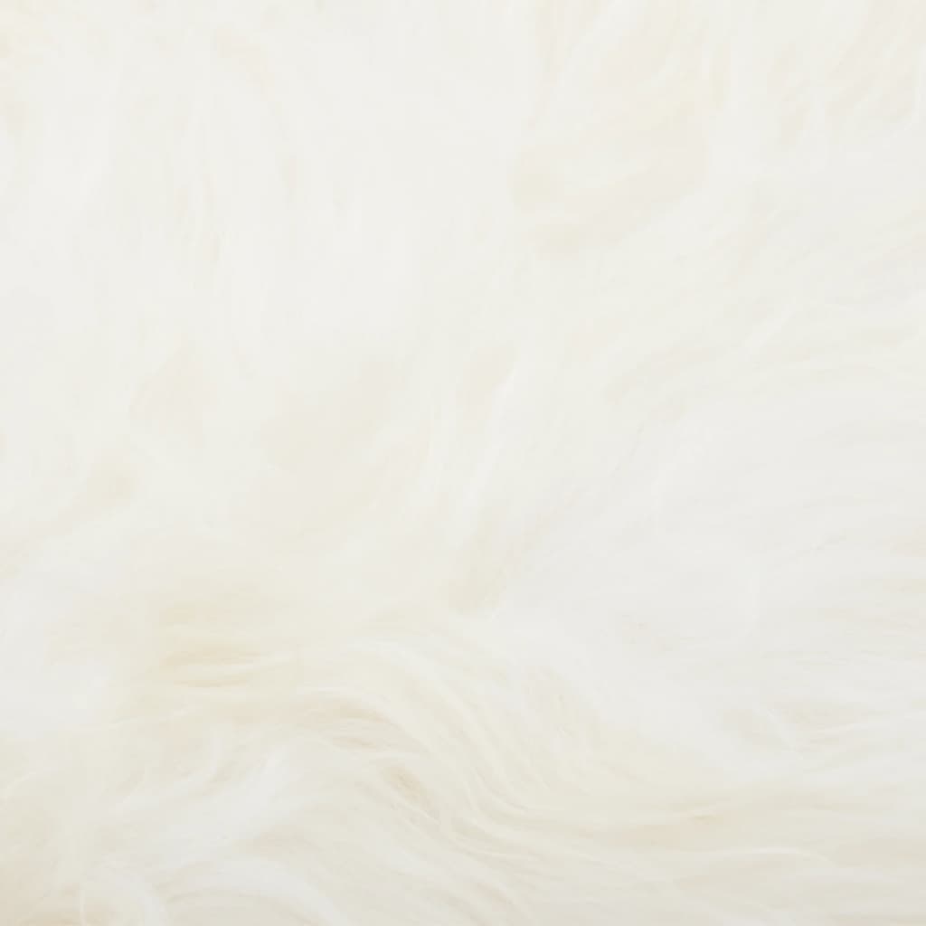 vidaXL Navlaka za stolicu od islandske ovčje kože krem 70 x 110 cm