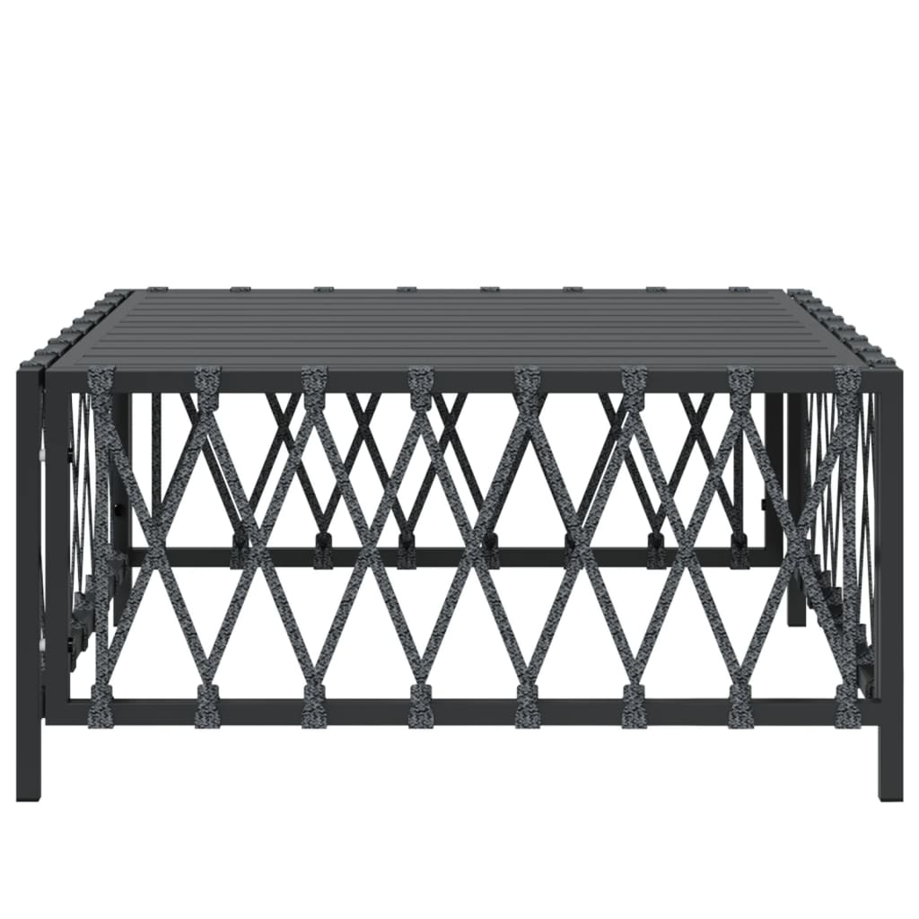 vidaXL Vrtni stol antracit 70 x 70 x 34 cm od tkane tkanine