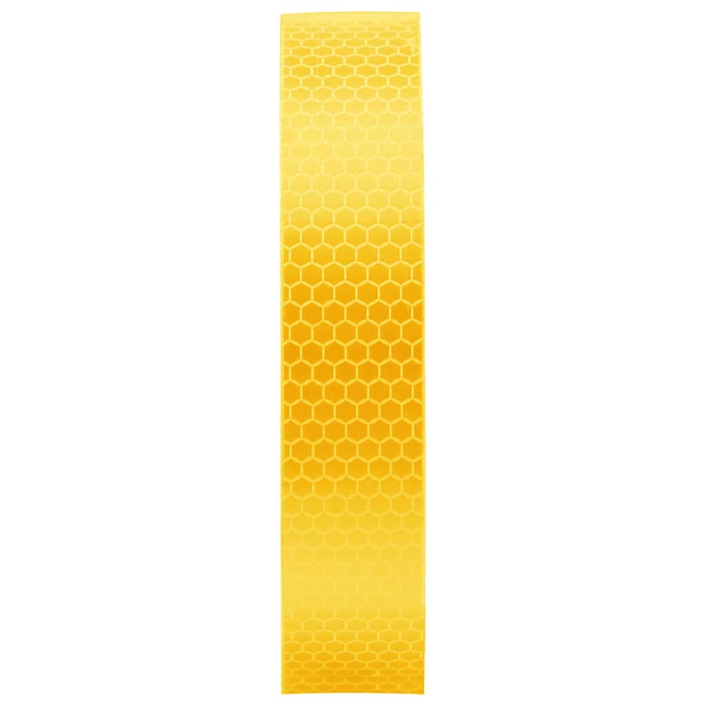 vidaXL Reflektirajuća traka žuta 2,5 cm x 20 m PVC