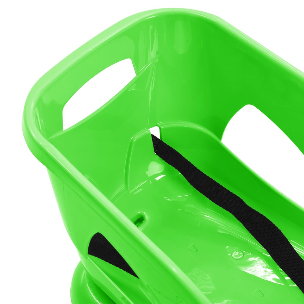 vidaXL Sanjke sa sjedalom zelene 102,5 x 40 x 23 cm od polipropilena