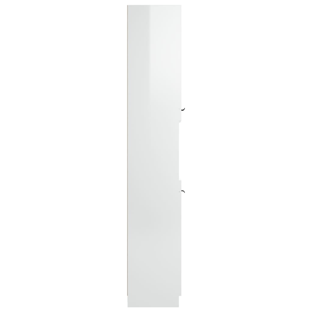 vidaXL Kupaonski ormarić sjajni bijeli 32x34x188,5cm konstruirano drvo