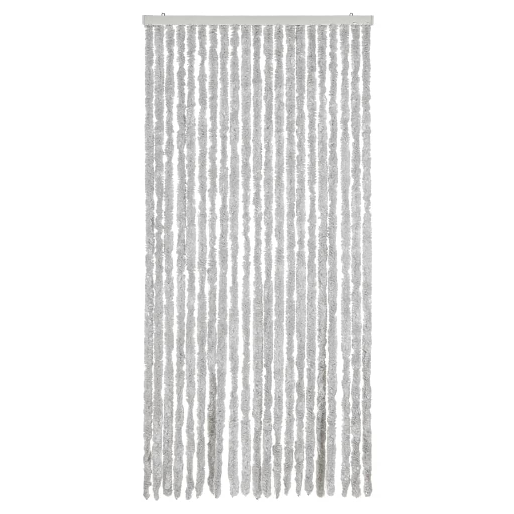vidaXL Zastor protiv muha sivi 90 x 220 cm od šenila