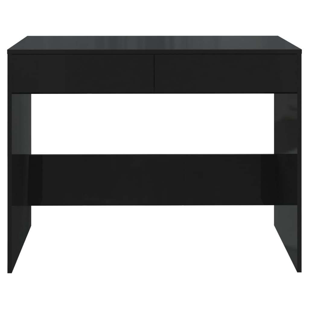 vidaXL Radni stol crni 101 x 50 x 76,5 cm od iverice