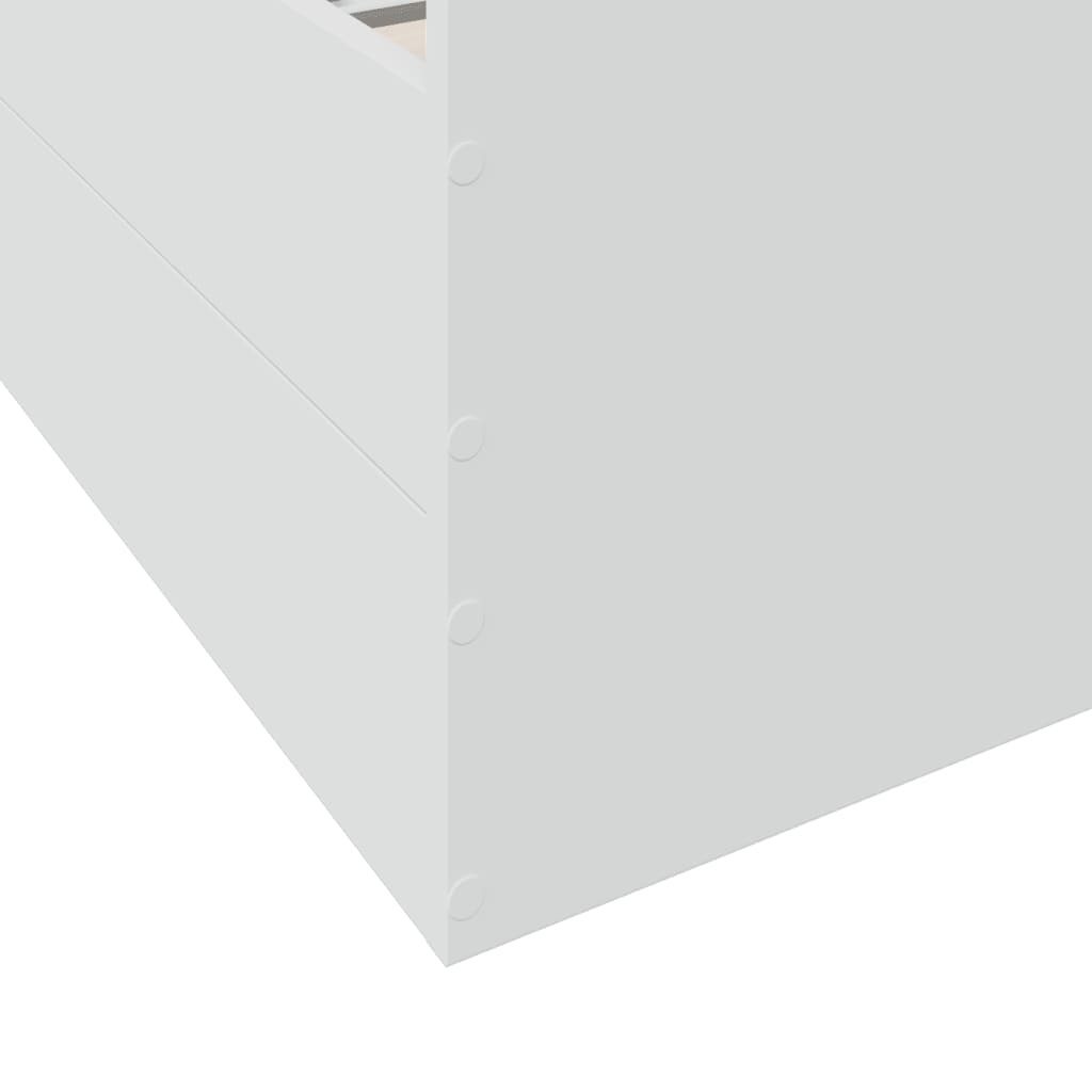 vidaXL Okvir kreveta s ladicama bijeli 90 x 190 cm konstruirano drvo