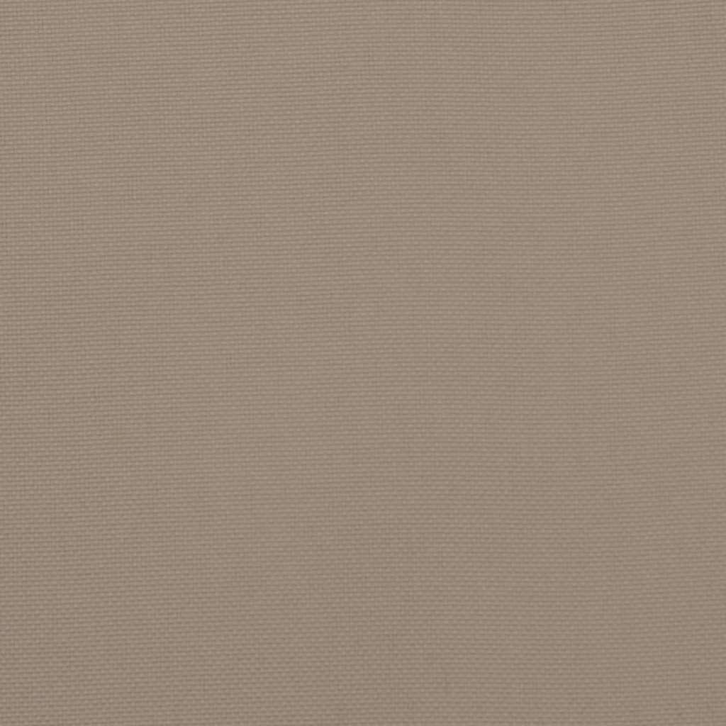 vidaXL Jastuk za palete smeđesivi 120 x 40 x 12 cm od tkanine