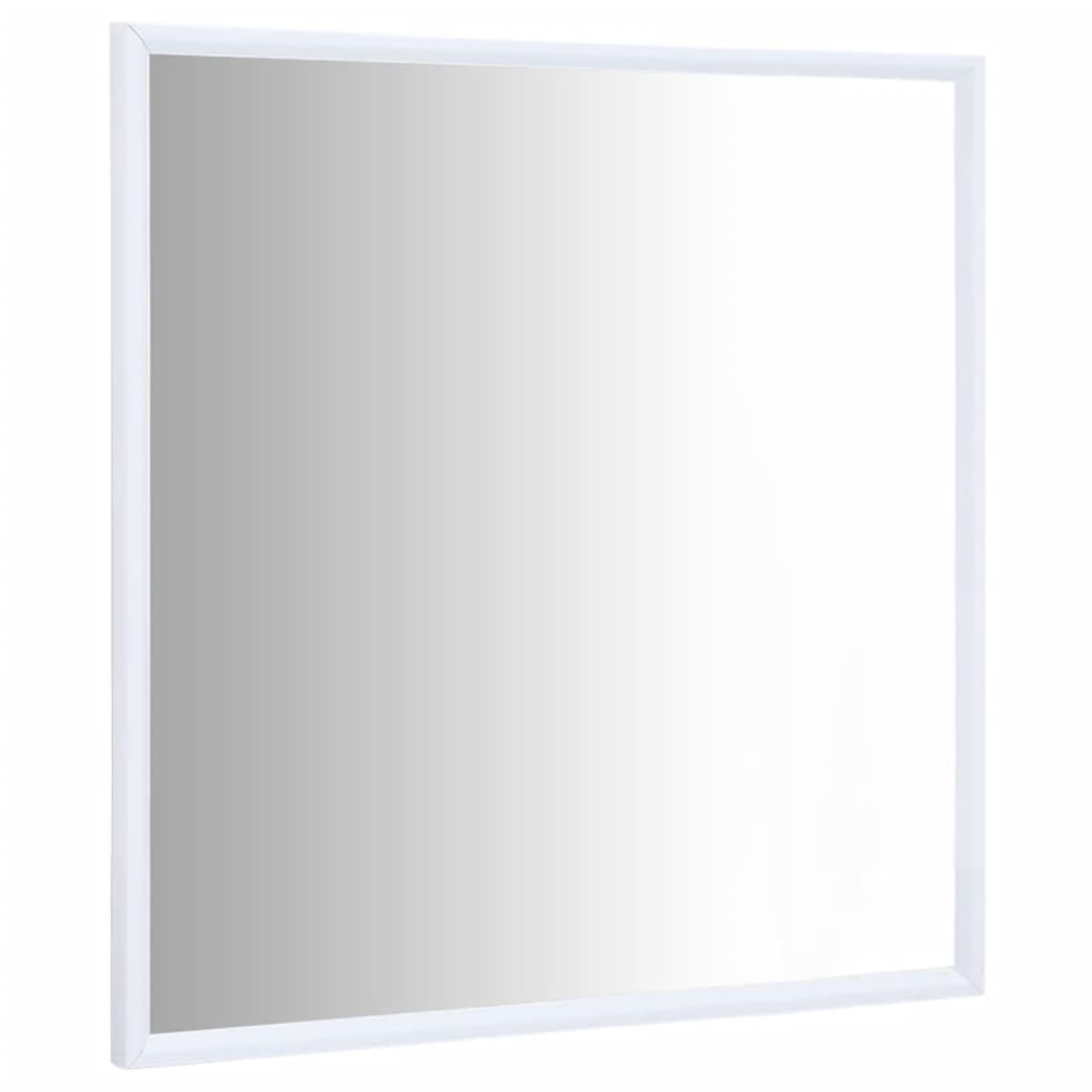 vidaXL Ogledalo bijelo 50 x 50 cm