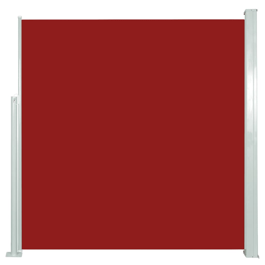 vidaXL Uvlačiva bočna tenda 140 x 300 cm crvena