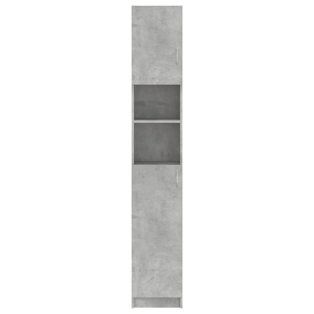 vidaXL Set ormarića za perilicu rublja siva boja betona od iverice