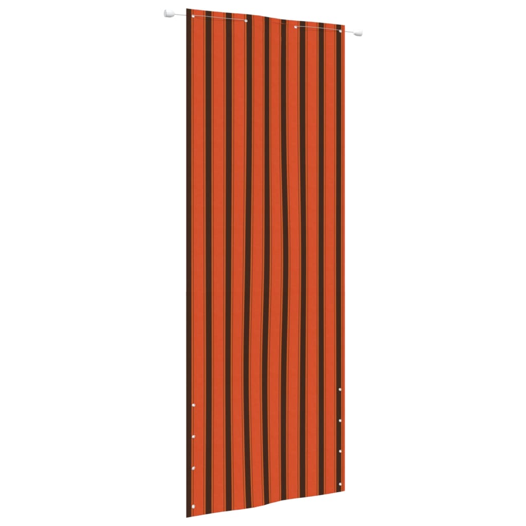 vidaXL Balkonski zastor narančasto-smeđi 80 x 240 cm od tkanine Oxford