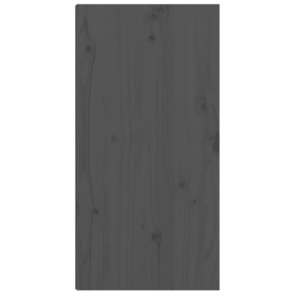 vidaXL Zidni ormarić sivi 30 x 30 x 60 cm od masivne borovine