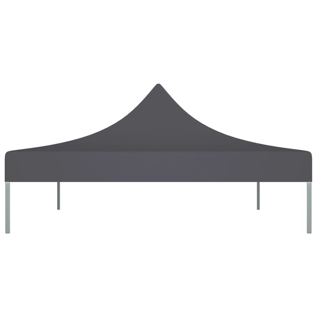 vidaXL Krov za šator za zabave 4,5 x 3 m antracit 270 g/m²