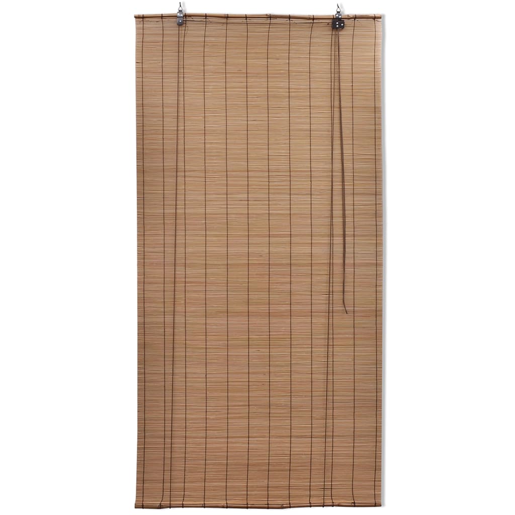 Smeđe rolete od bambusa 140 x 160 cm