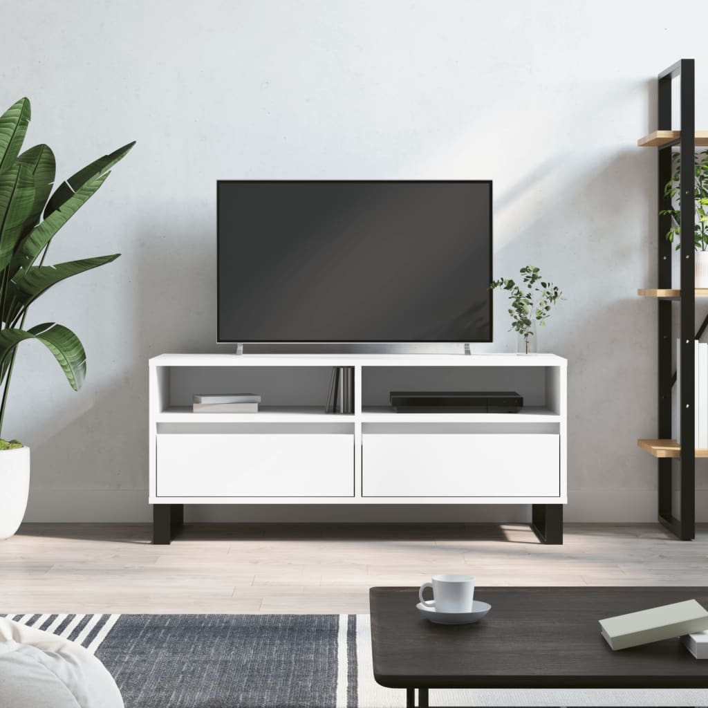 vidaXL TV ormarić bijeli 100 x 34,5 x 44,5 cm od konstruiranog drva