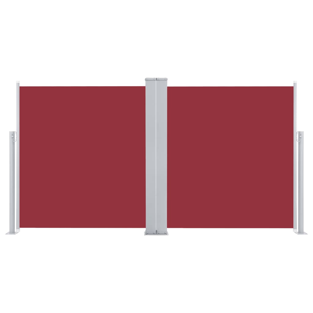 vidaXL Uvlačiva bočna tenda 100 x 600 cm crvena