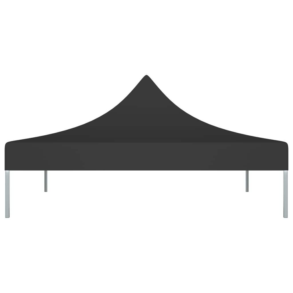 vidaXL Krov za šator za zabave 3 x 3 m crni 270 g/m²