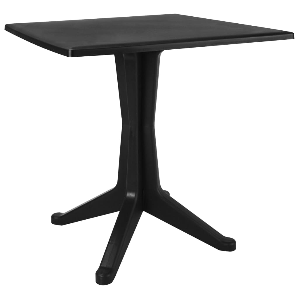 vidaXL Vrtni stol antracit 70 x 70 x 71,7 cm plastični
