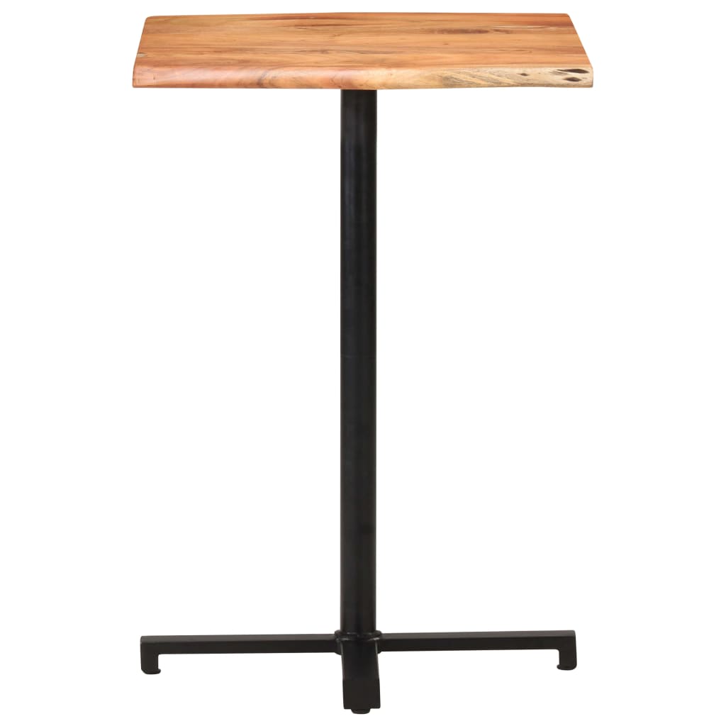 vidaXL Barski stol sa živim rubovima 60x60x110 cm masivno drvo bagrema