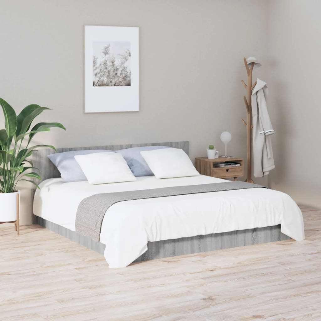 vidaXL Uzglavlje za krevet boja hrasta 200x1,5x80 cm konstruirano drvo