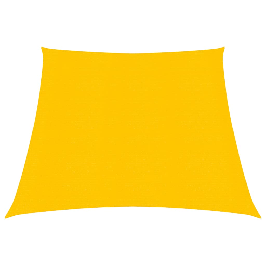 vidaXL Jedro za zaštitu od sunca 160 g/m² žuto 3/4 x 2 m HDPE