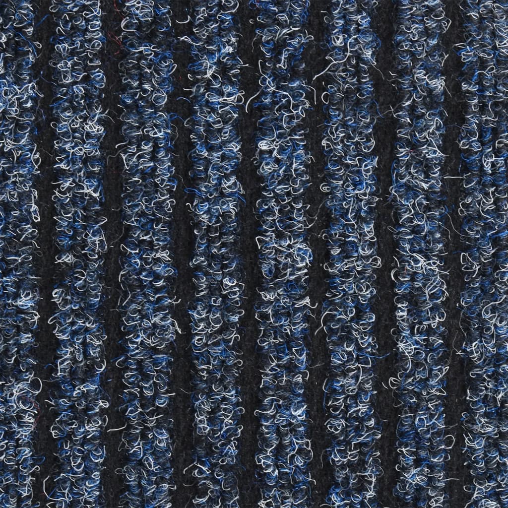 vidaXL Otirač prugasti plavi 40 x 60 cm