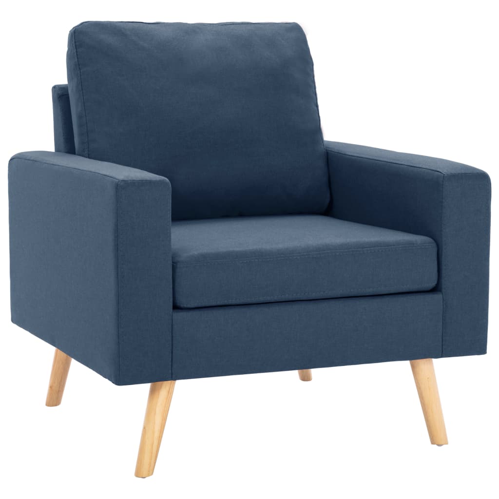 vidaXL Fotelja od tkanine plava