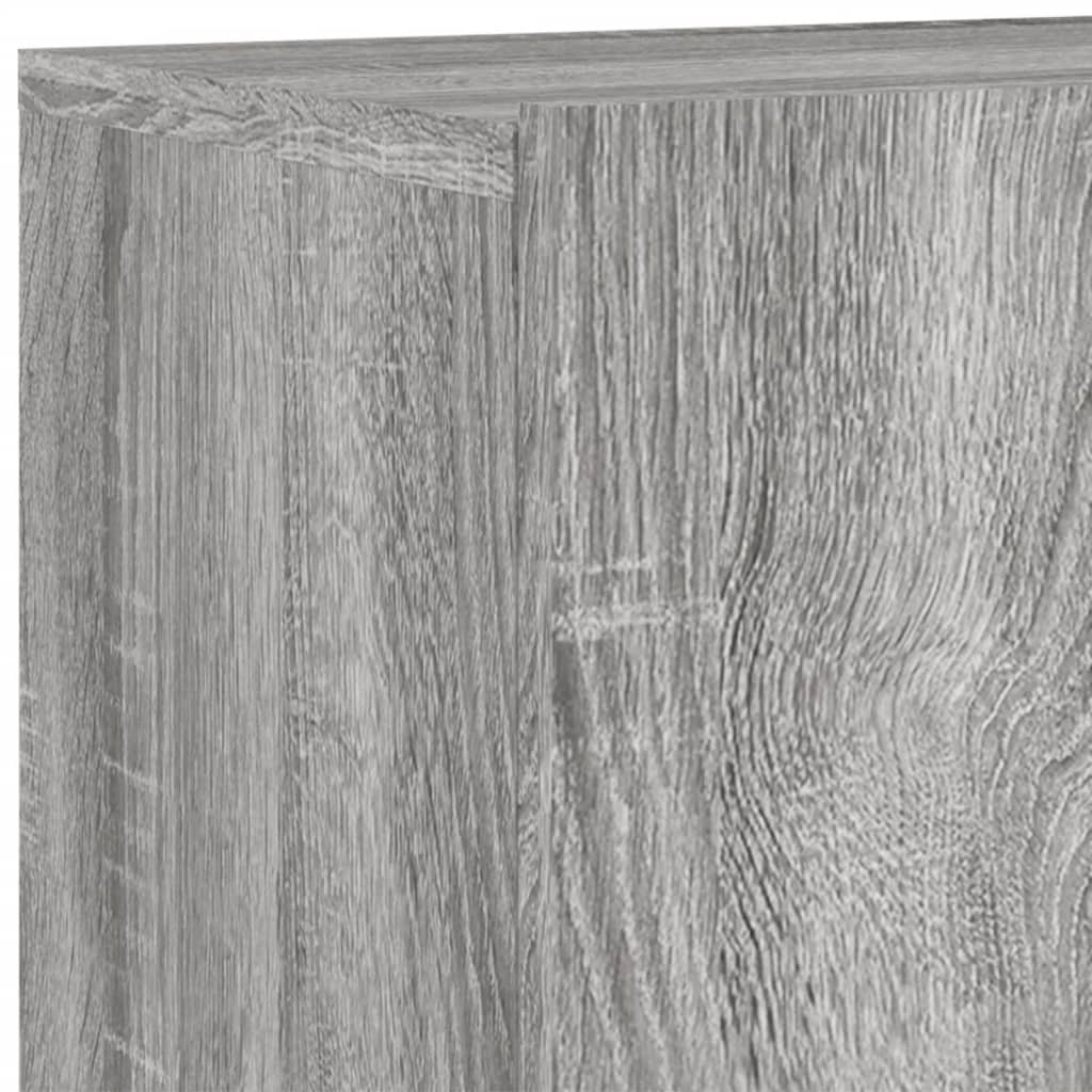 vidaXL 5-dijelni zidni TV elementi siva boja hrasta konstruirano drvo