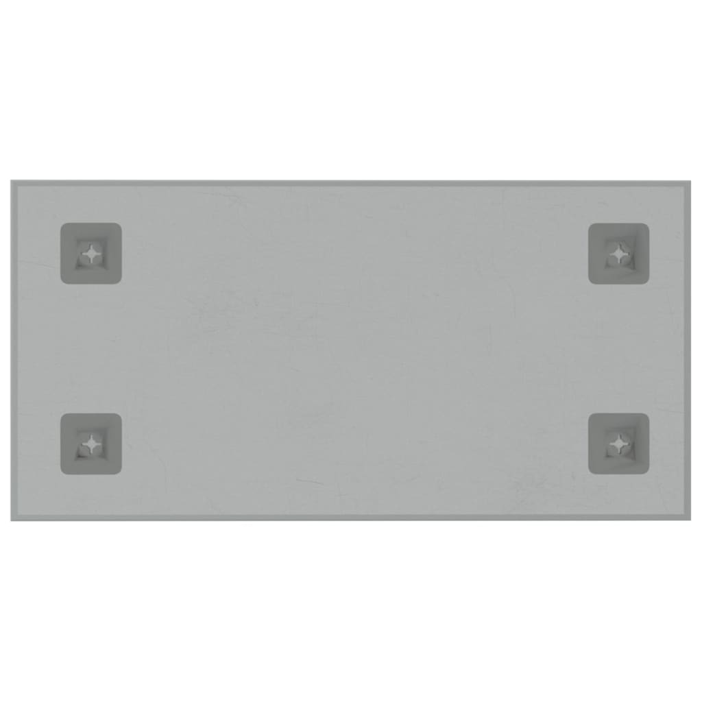 vidaXL Zidna magnetna ploča bijela 40 x 20 cm od kaljenog stakla