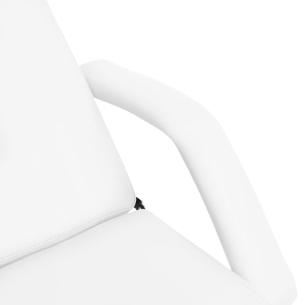 vidaXL Masažni stol bijeli 180 x 62 x (86,5 - 118) cm