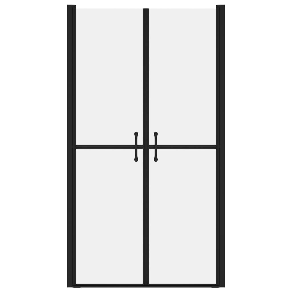vidaXL Vrata za tuš-kabinu matirana ESG (88 - 91) x 190 cm