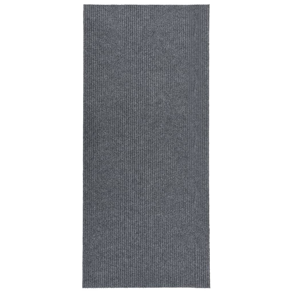vidaXL Dugi tepih za hvatanje nečistoće 100 x 250 cm sivi