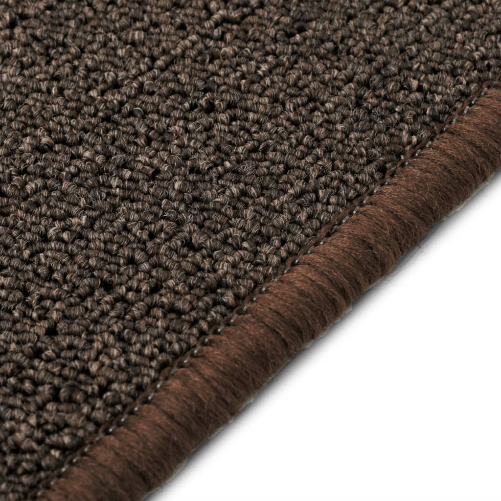 vidaXL Čupavi tepih 80 x 150 cm smeđi