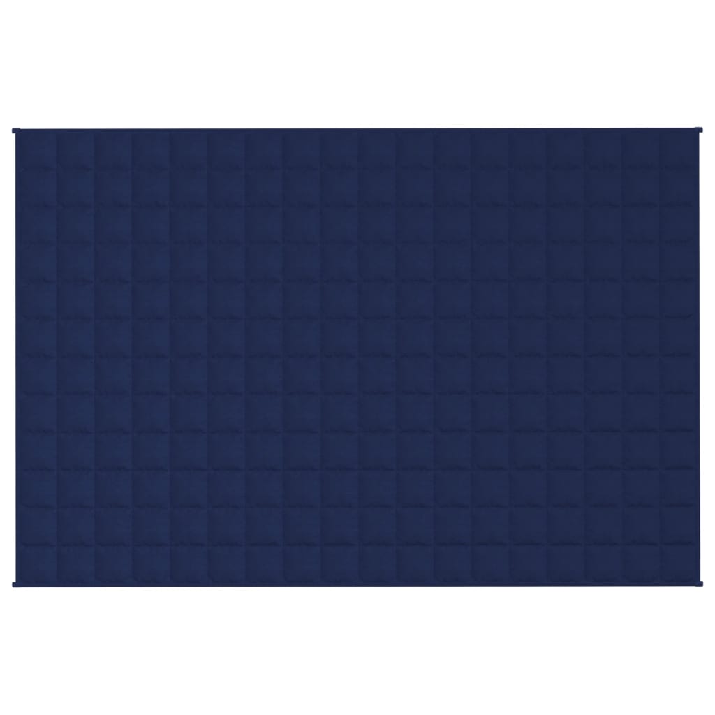 vidaXL Teška deka plava 122x183 cm 5 kg od tkanine