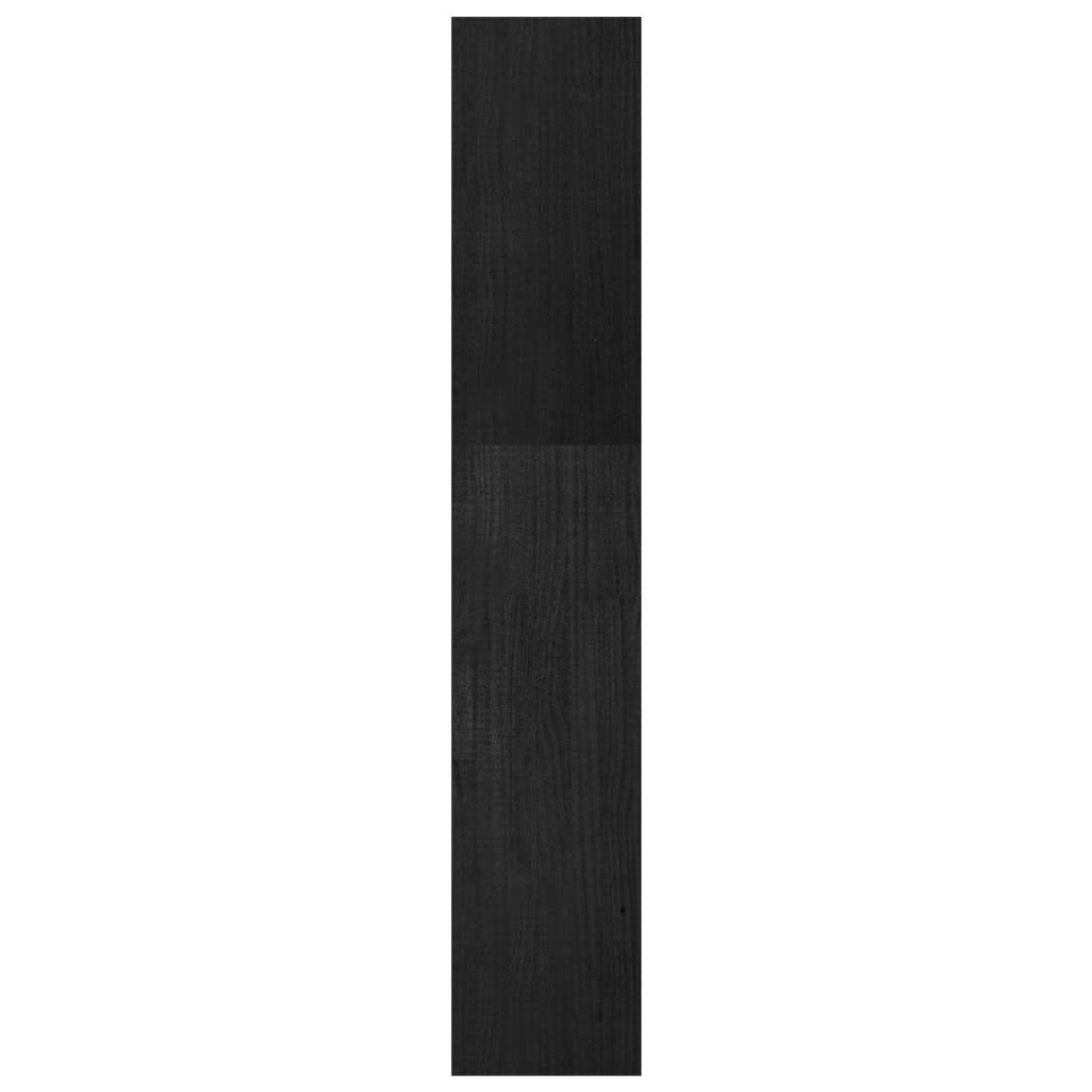 vidaXL Ormarić za knjige / sobna pregrada crni 40x30x167,5 cm borovina