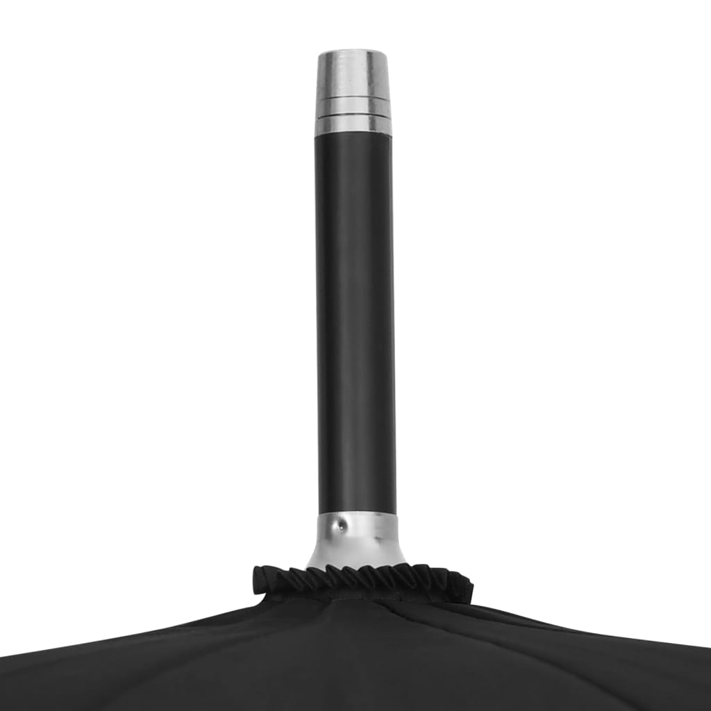 vidaXL Automatski kišobran crni 105 cm