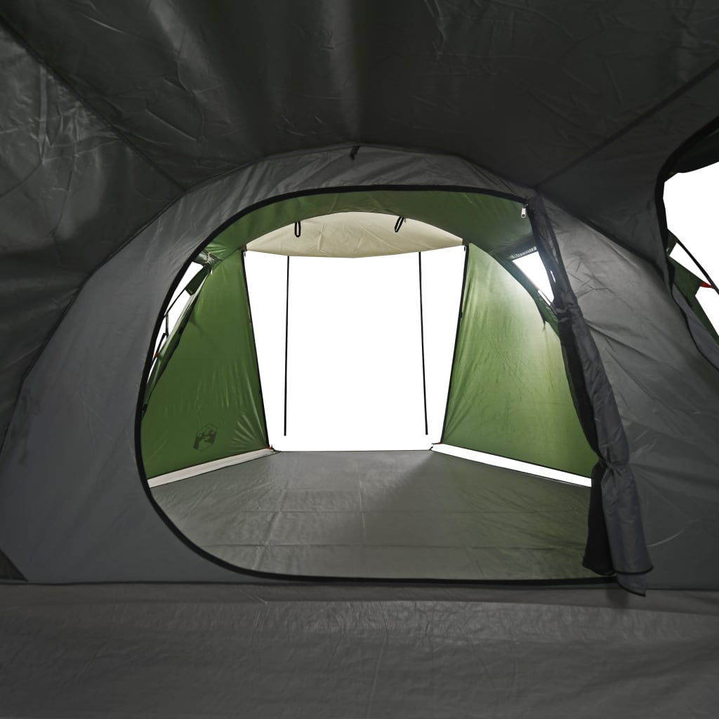vidaXL Tunelski šator za kampiranje za 4 osobe zeleni vodootporni