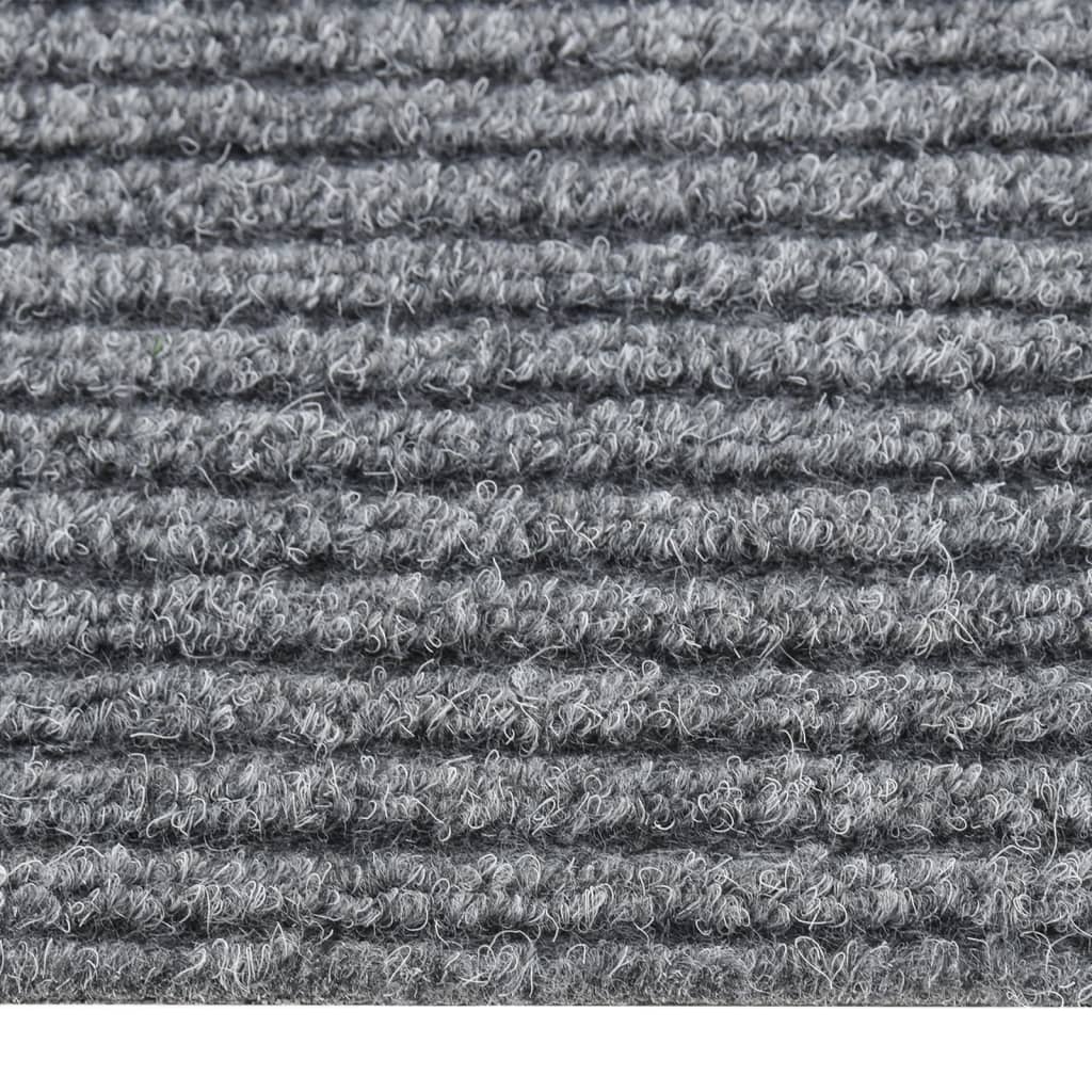 vidaXL Dugi tepih za hvatanje nečistoće 100 x 150 cm sivi