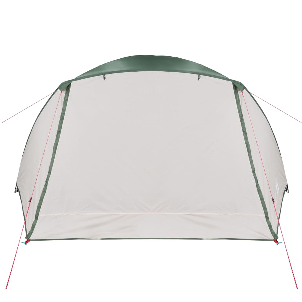 vidaXL Šator za kampiranje s trijemom za 4 osobe zeleni vodootporni
