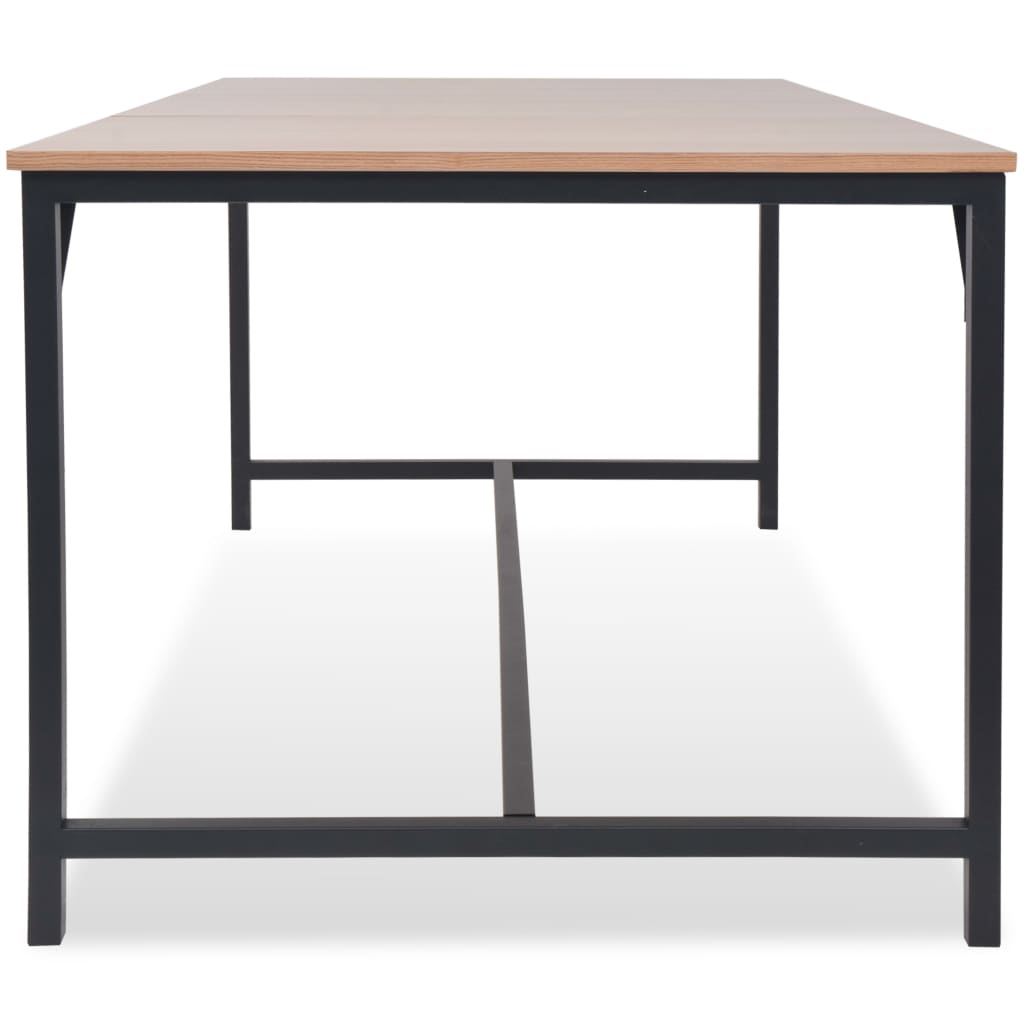 vidaXL Blagovaonski stol od pepela 180 x 90 x 76 cm