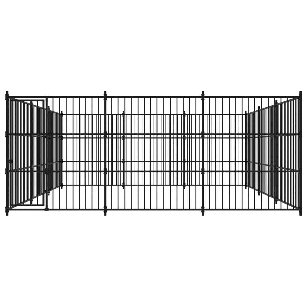 vidaXL Vanjski kavez za pse 450 x 450 x 185 cm