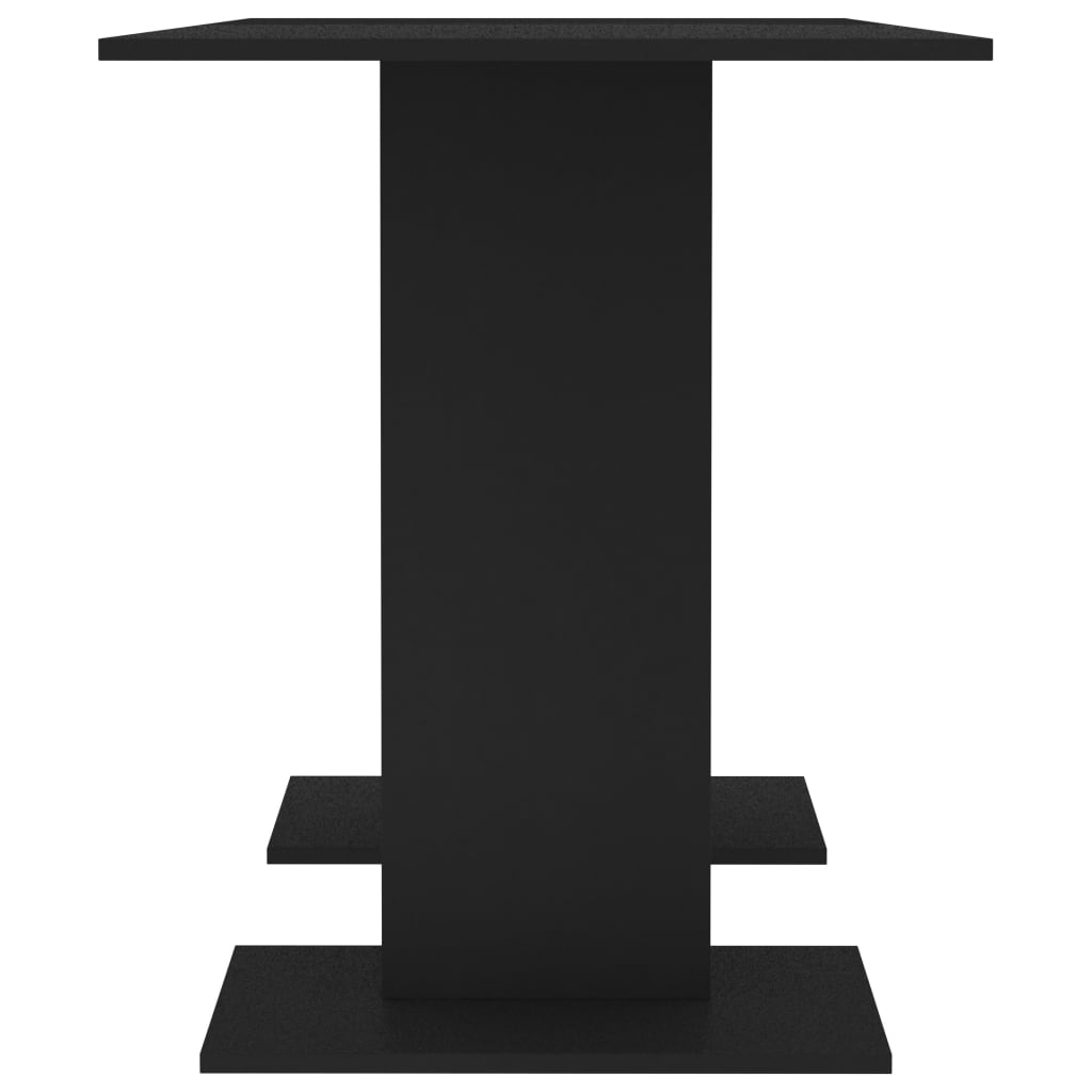 vidaXL Blagovaonski stol crni 110 x 60 x 75 cm od iverice