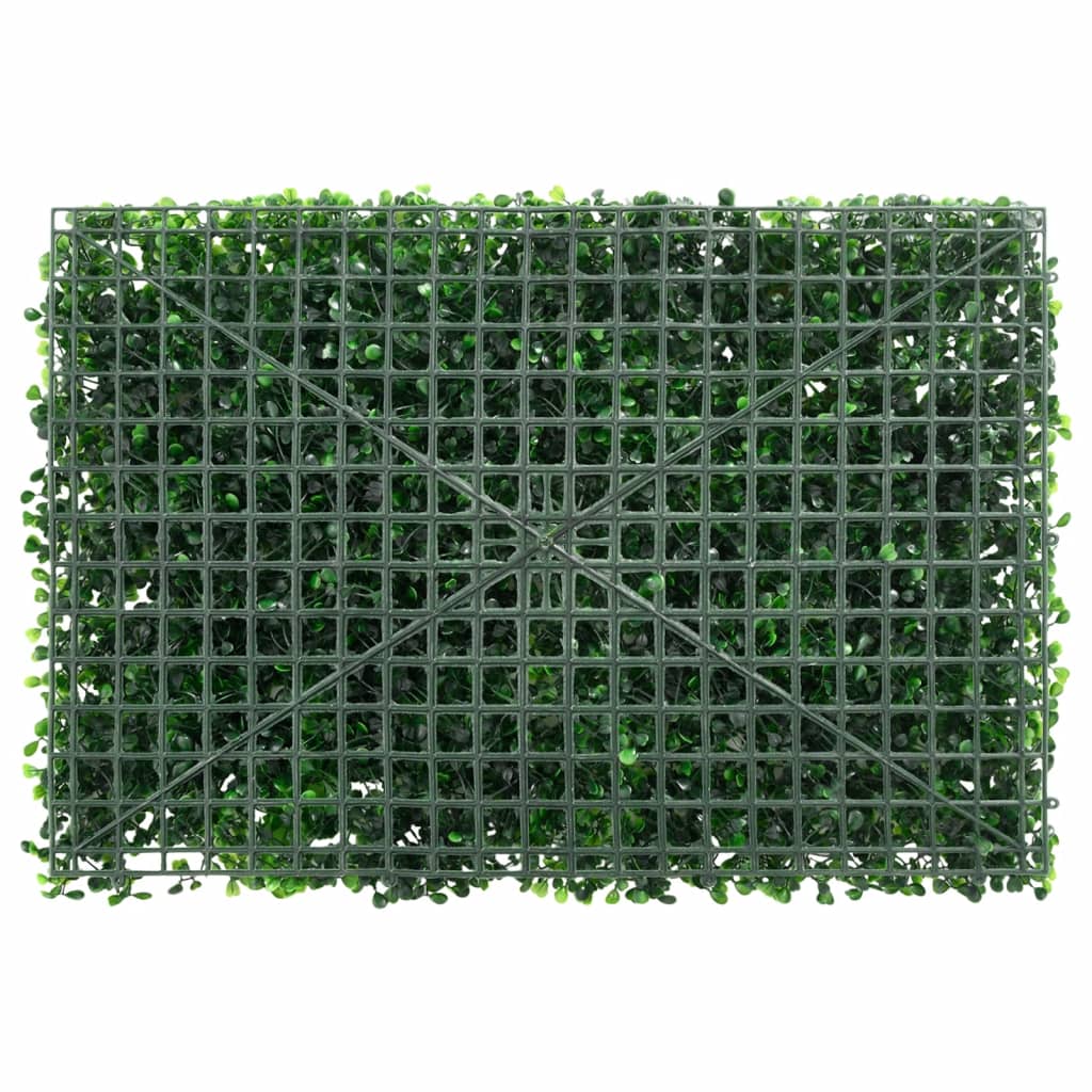  vidaXL Ograda od umjetnih biljaka 6 kom zelena 40 x 60 cm